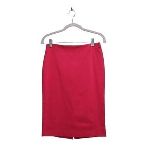NYCC orange pencil skirt.  Size Small